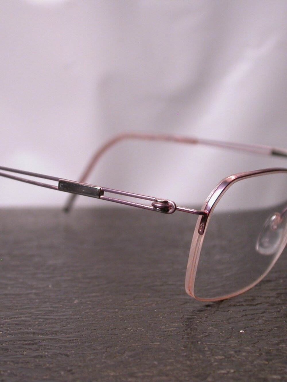 Silhouette Titan Frameless Light Pink Wire Eyeglasses Made in Austria